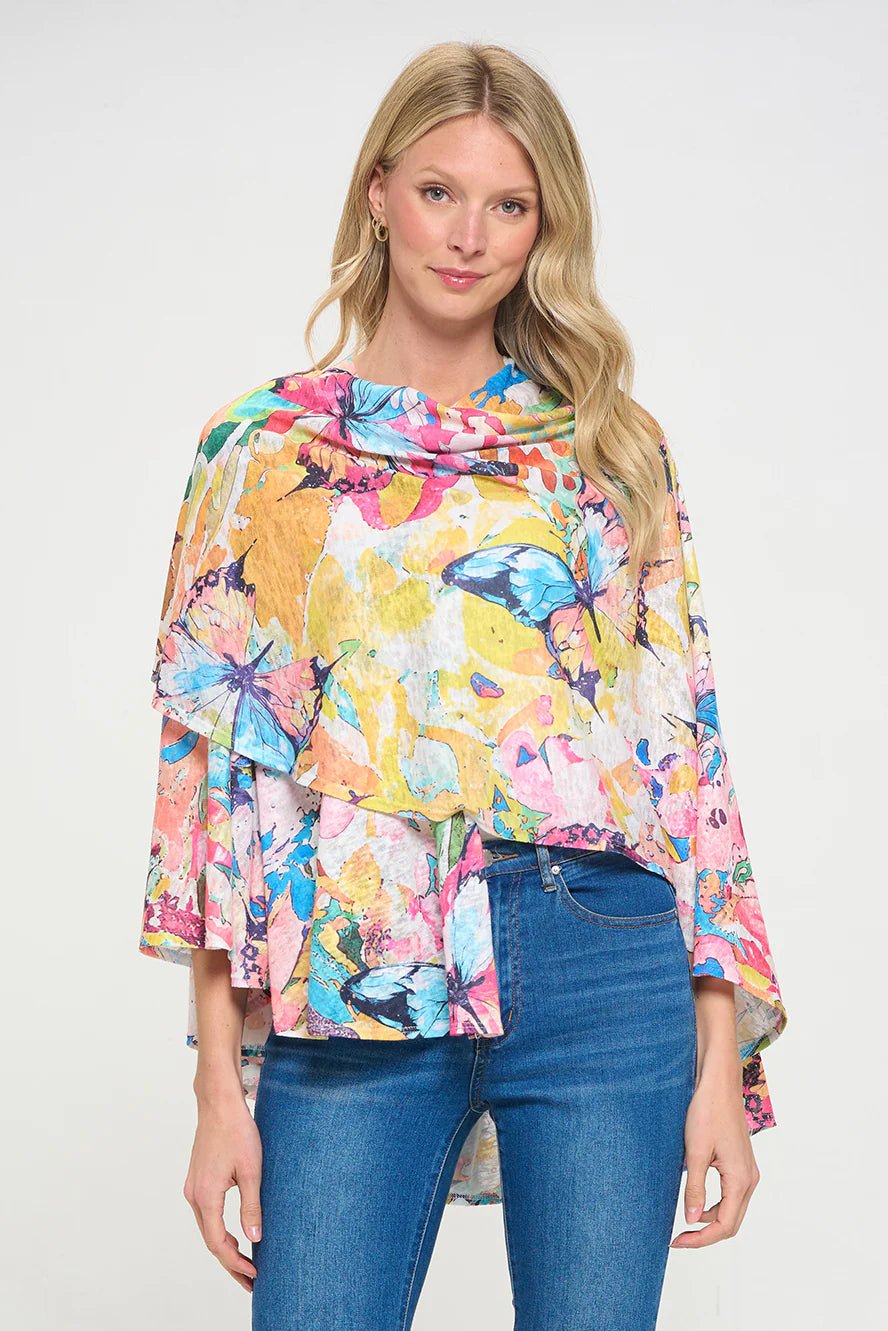 Hands Free Loop Shawl Versatile Dress 1000
