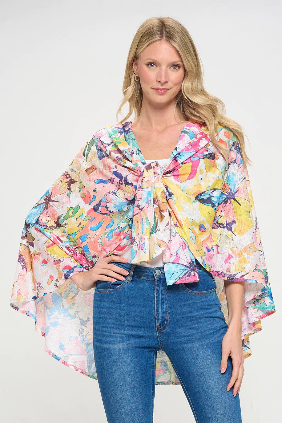 Hands Free Loop Shawl Versatile Dress 1000