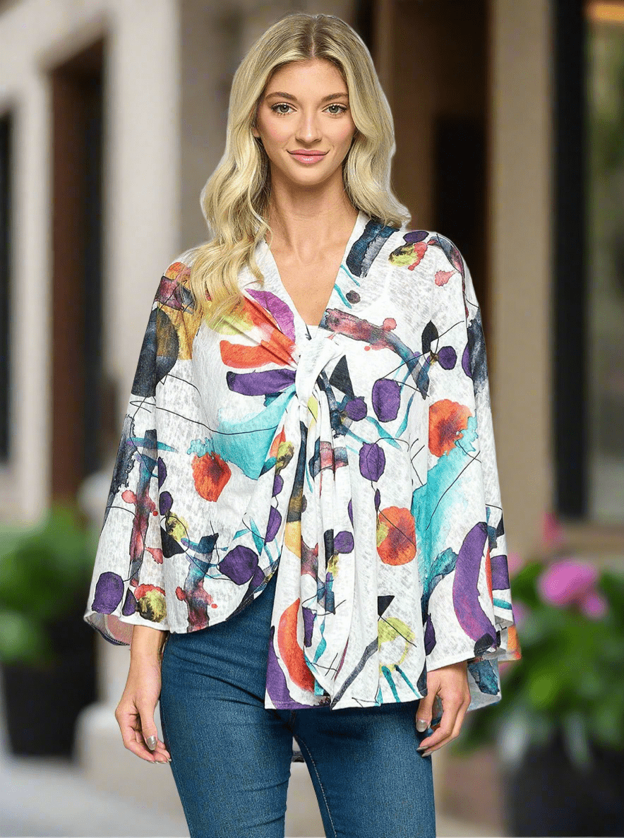 Hands Free Loop Shawl Versatile Dress D13N