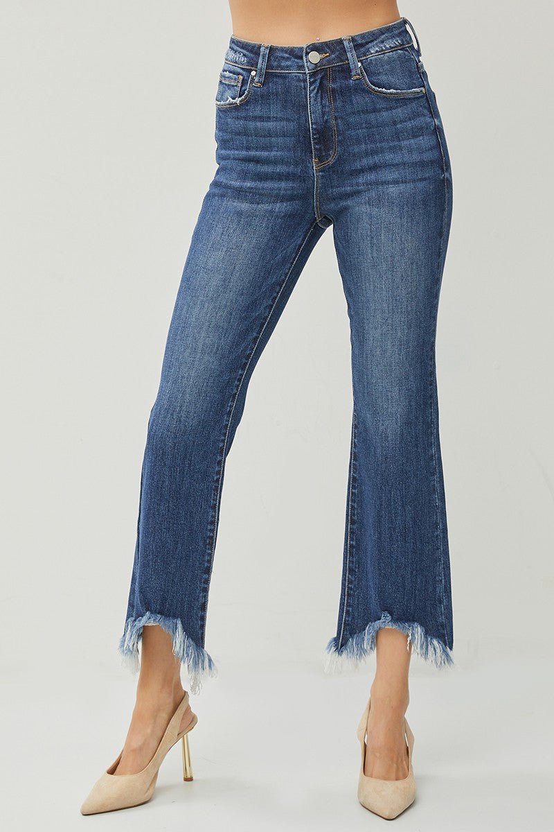 Elevate your style game with high-rise bootcut jeans Make a statement with high-rise fray hem ankle bootcut jeans Shop online for versatile high-rise bootcut jeans for women Perfect your casual chic look with high-rise fray hem jeans