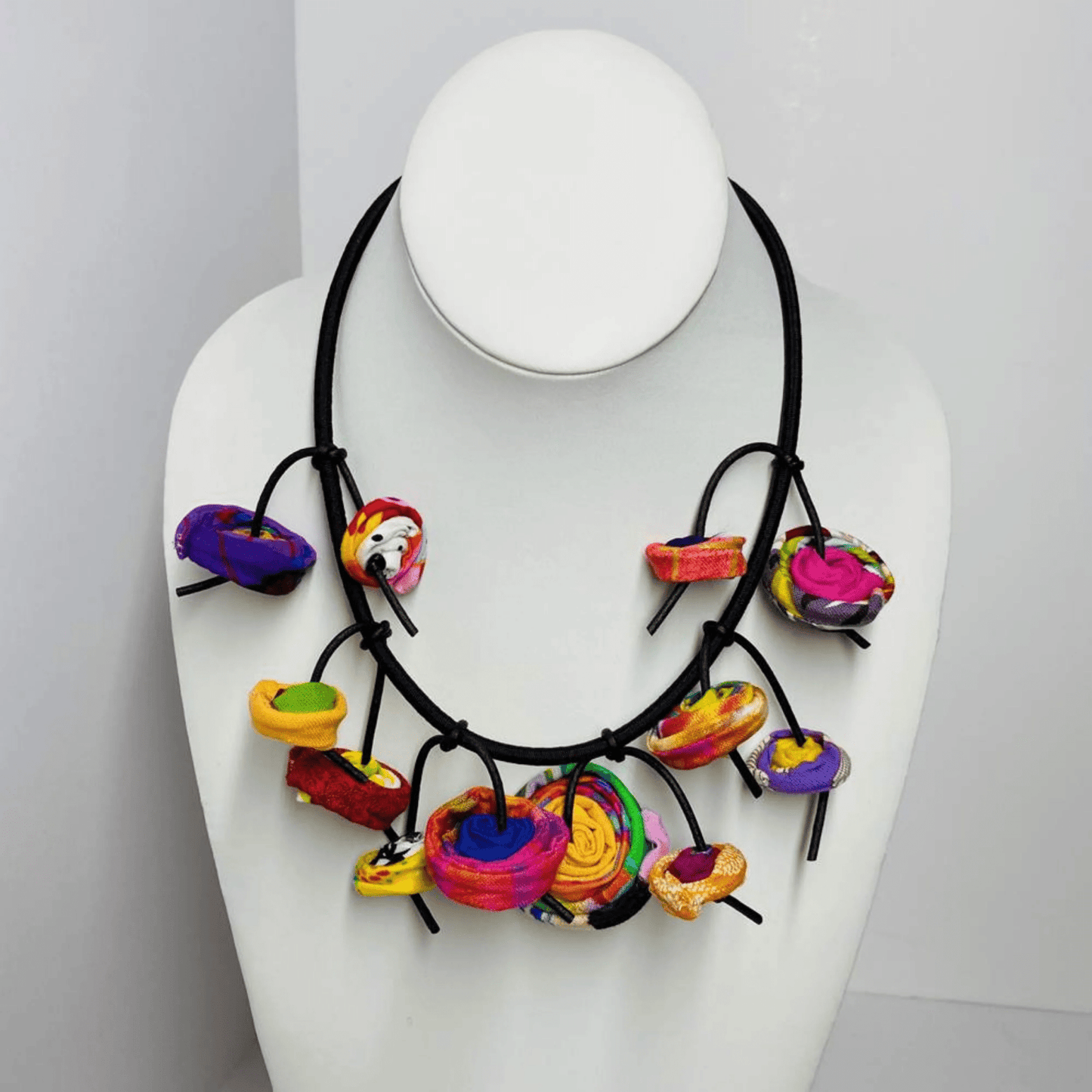 Handmade Necklace Colorful Jewelry Beaded Necklace Unique Necklace Artisan Necklace Statement Necklace Boho Necklace Handcrafted Jewelry Fashion Necklace Trendy Necklace Artistic Necklace Casual Necklace Vibrant Necklace Bold Jewelry Creative Necklace Women's Necklace Multi-color Necklace Modern Necklace Fun Necklace Playful Jewelry