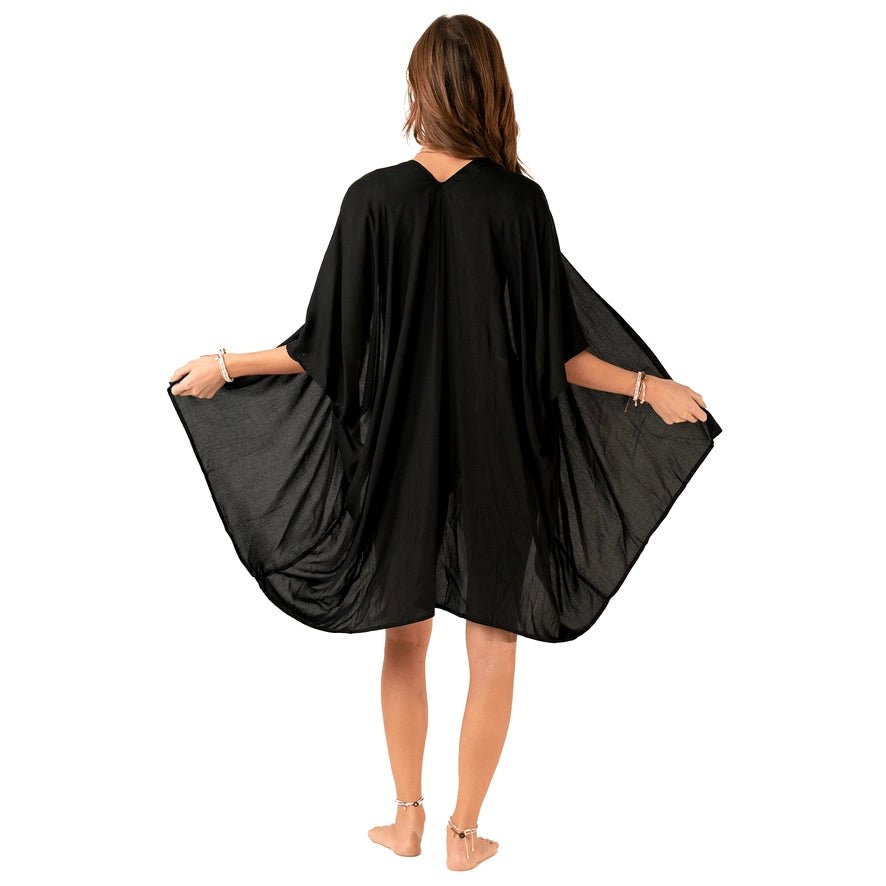 Kimono Black Kimono Top Cover Up