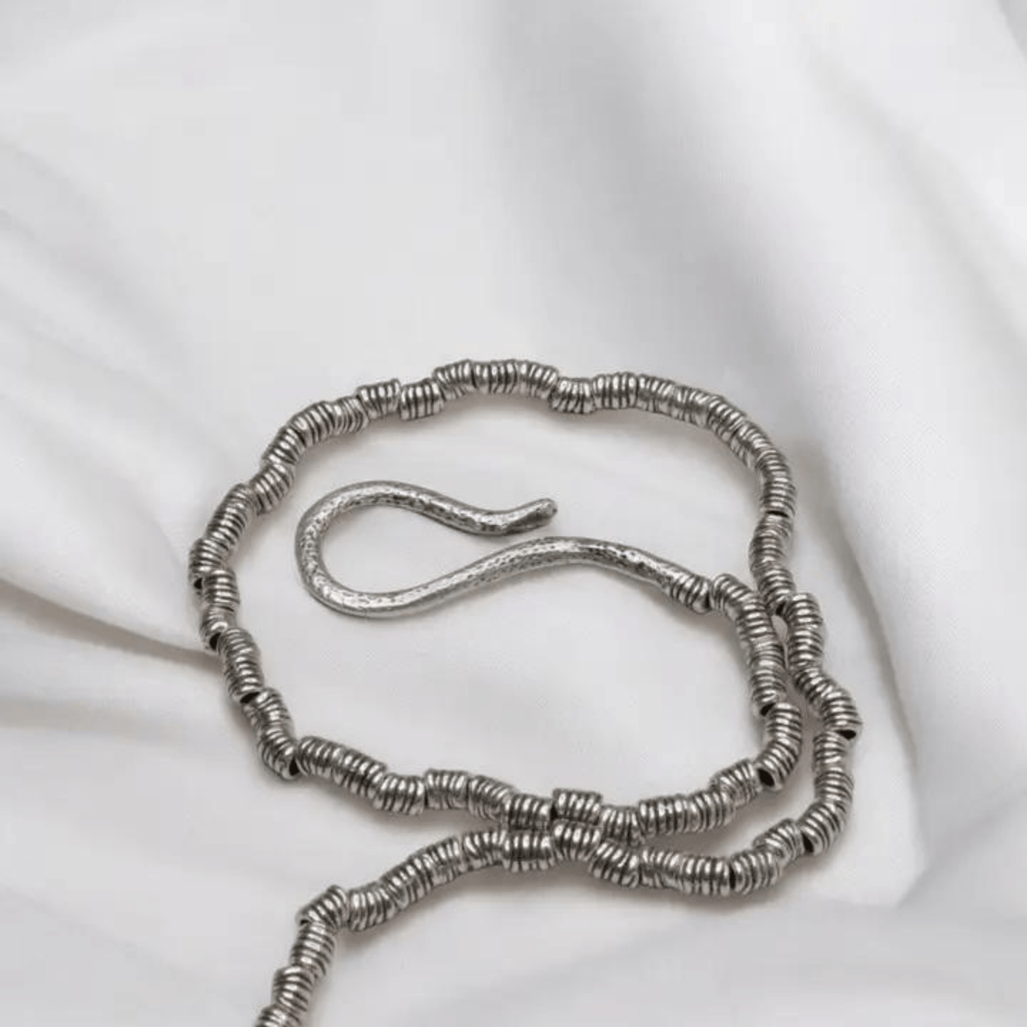 STARS AND MOON PEWTER NECKLACE
