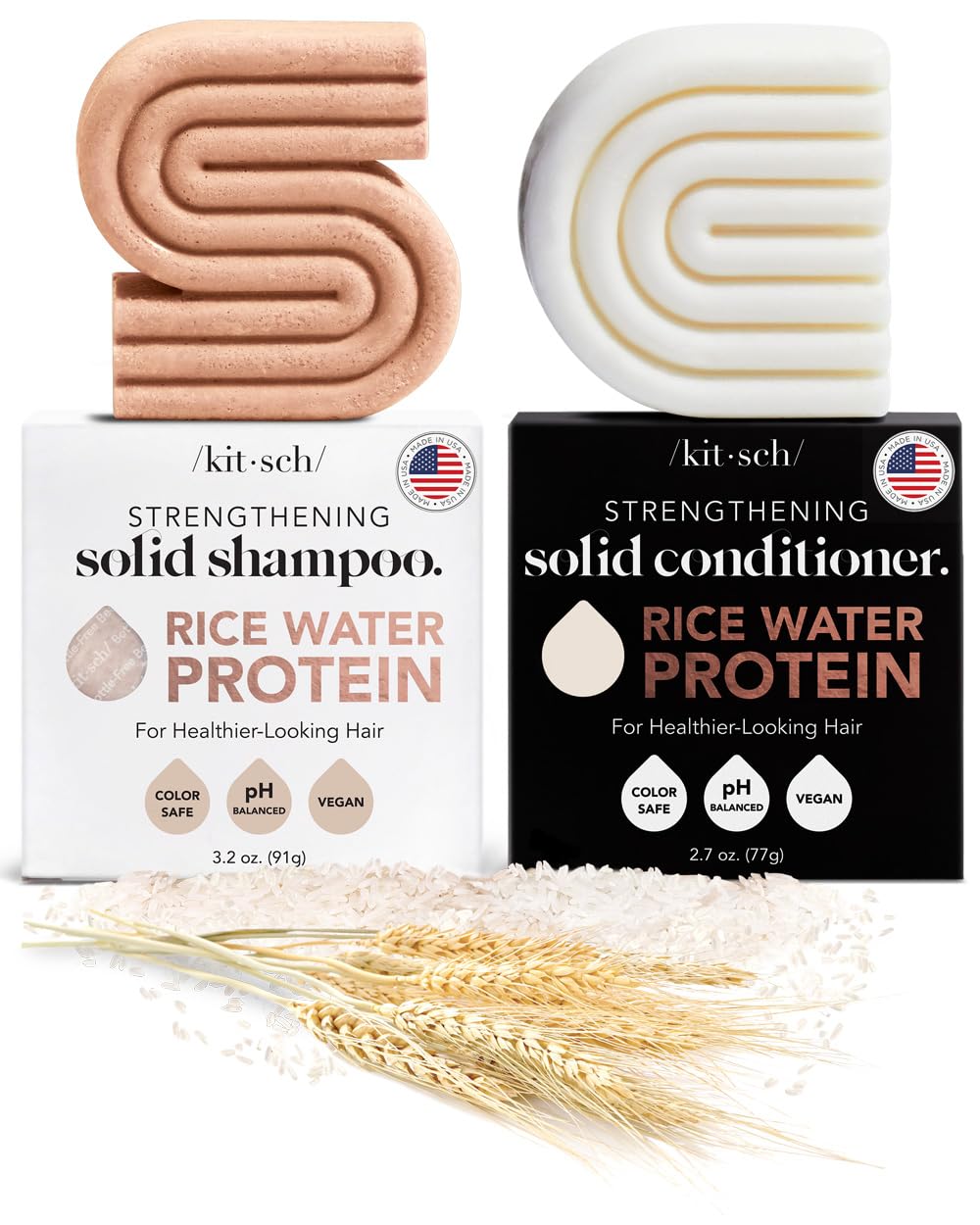 Rice Water Protein Conditioner Bar for Hair Growth Conditioner Bar