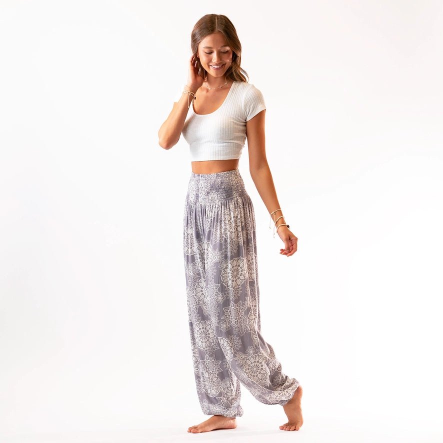 Plus Size Harem Pants Light Weight Yoga Pants for Summer