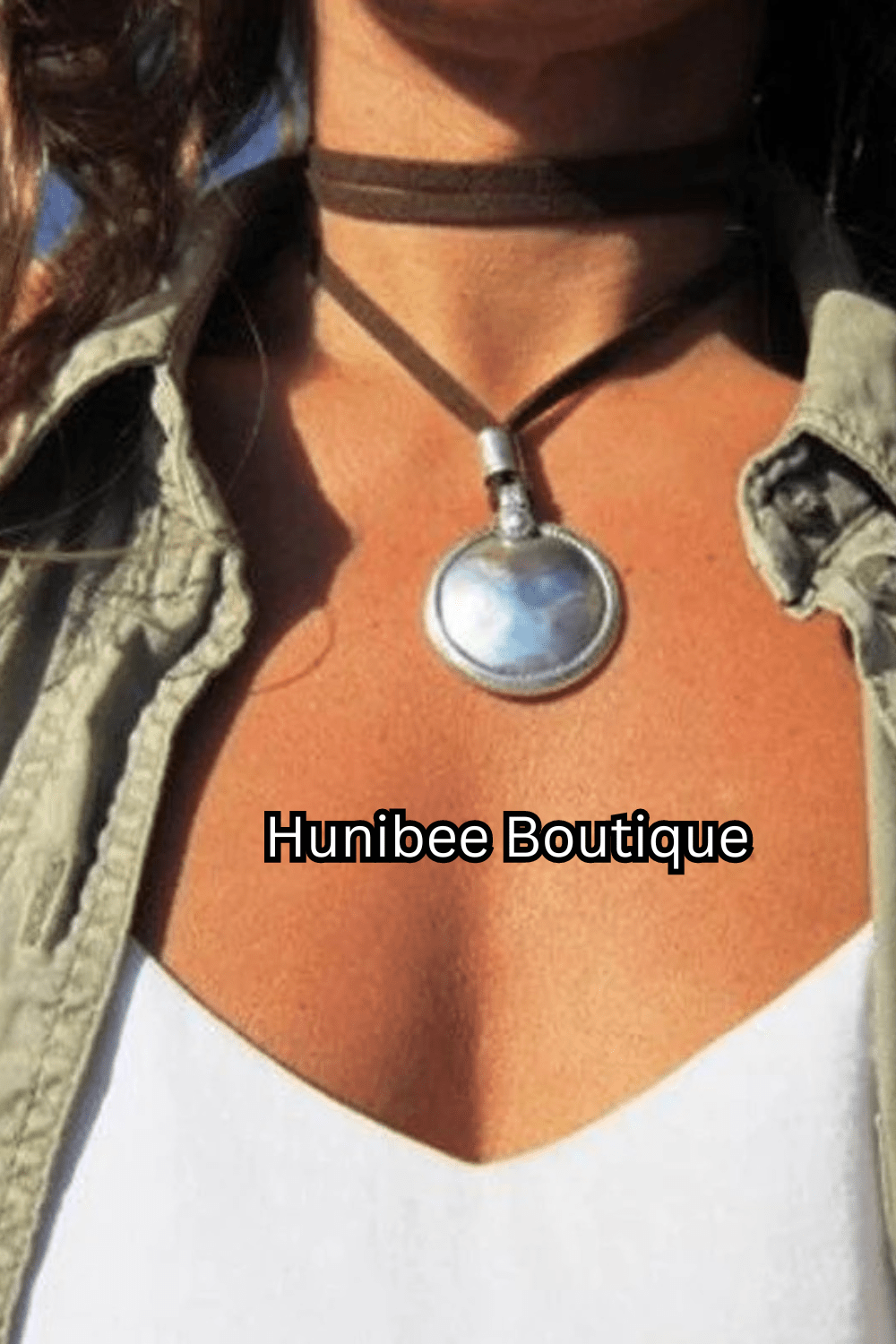 Handmade Boho Wrap Necklace Bohemian Multi-Layer Disc Adjustable Choker