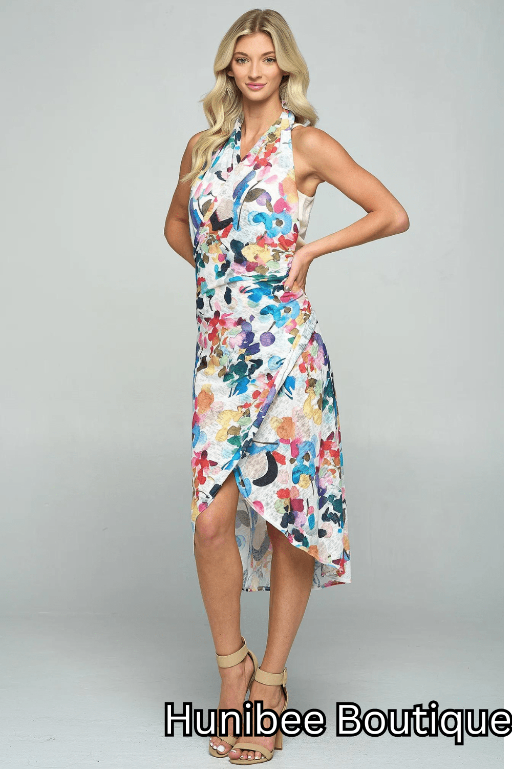 Hands Free Loop Shawl Versatile Dress D13N