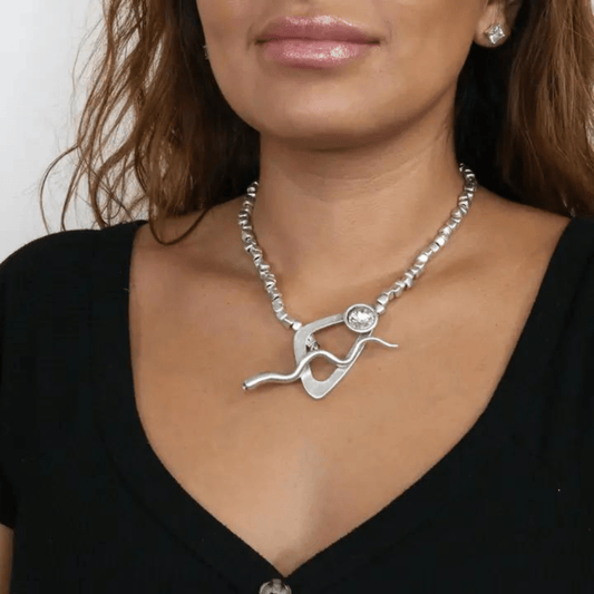 Handmade pewter leather necklace plated in 925 silver
Artisan pewter necklace with leather and silver plating
Unique handmade pewter necklace with leather strap
925 silver-plated pewter pendant necklace
Elegant pewter necklace with genuine leather
Handcrafted pewter and leather necklace for men/women
High-quality pewter necklace with silver plating

