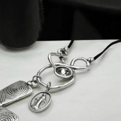 Premium leather and pewter necklace with 925 silver
Vintage-style pewter necklace with leather and silver
Durable pewter pendant necklace with silver plating
Designer pewter necklace with leather and 925 silver
Stylish leather necklace with handmade pewter pendant
Sophisticated pewter and leather necklace with silver
Unique silver-plated pewter pendant on leather chain
