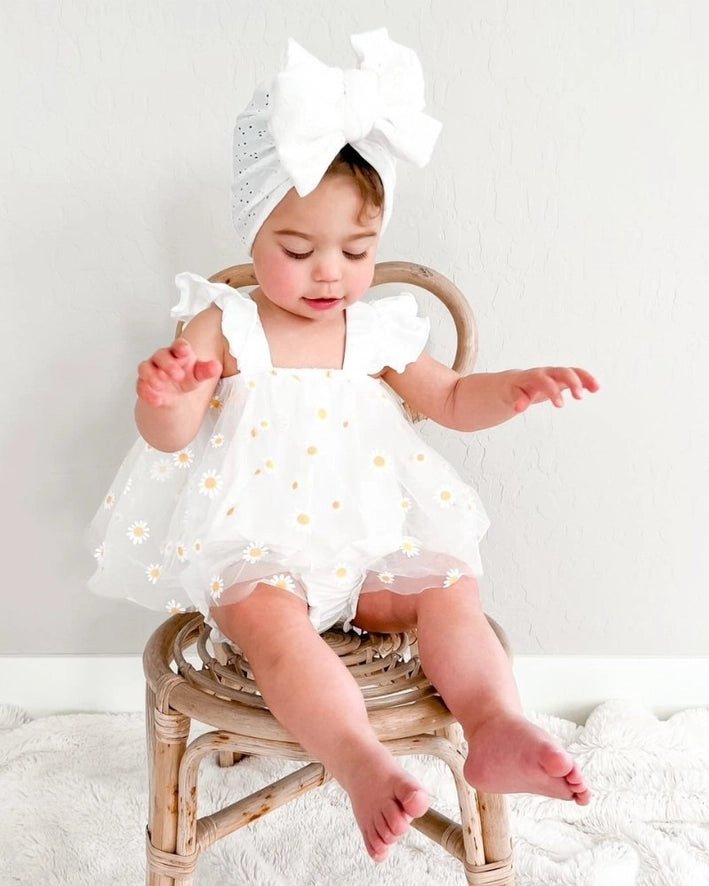 Dixie Dress Romper - Pickin Daisies, Baby Daisy Dress Easter