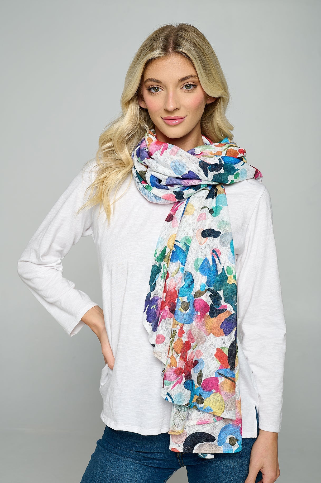 Hands Free Loops Shawl Versatile Dress