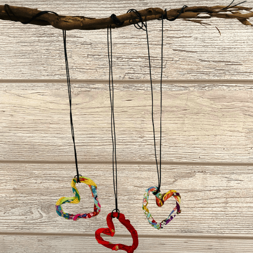 Bohemian heart necklace for her Handcrafted heart pendant for women Rustic heart necklace made in USA Artistic heart necklace design Custom rustic heart jewelry Handmade rustic heart necklace for girlfriend Unique heart necklace for anniversary Rustic heart necklace with chain Colorful heart necklace handmade Rustic heart necklace gift box Handmade heart necklace for everyday wear