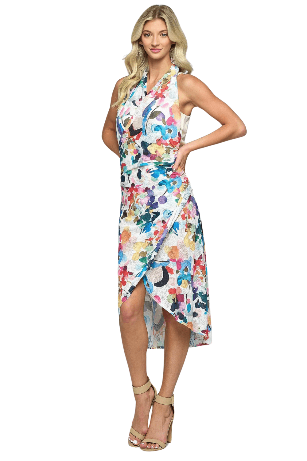 Hands Free Loops Shawl Versatile Dress