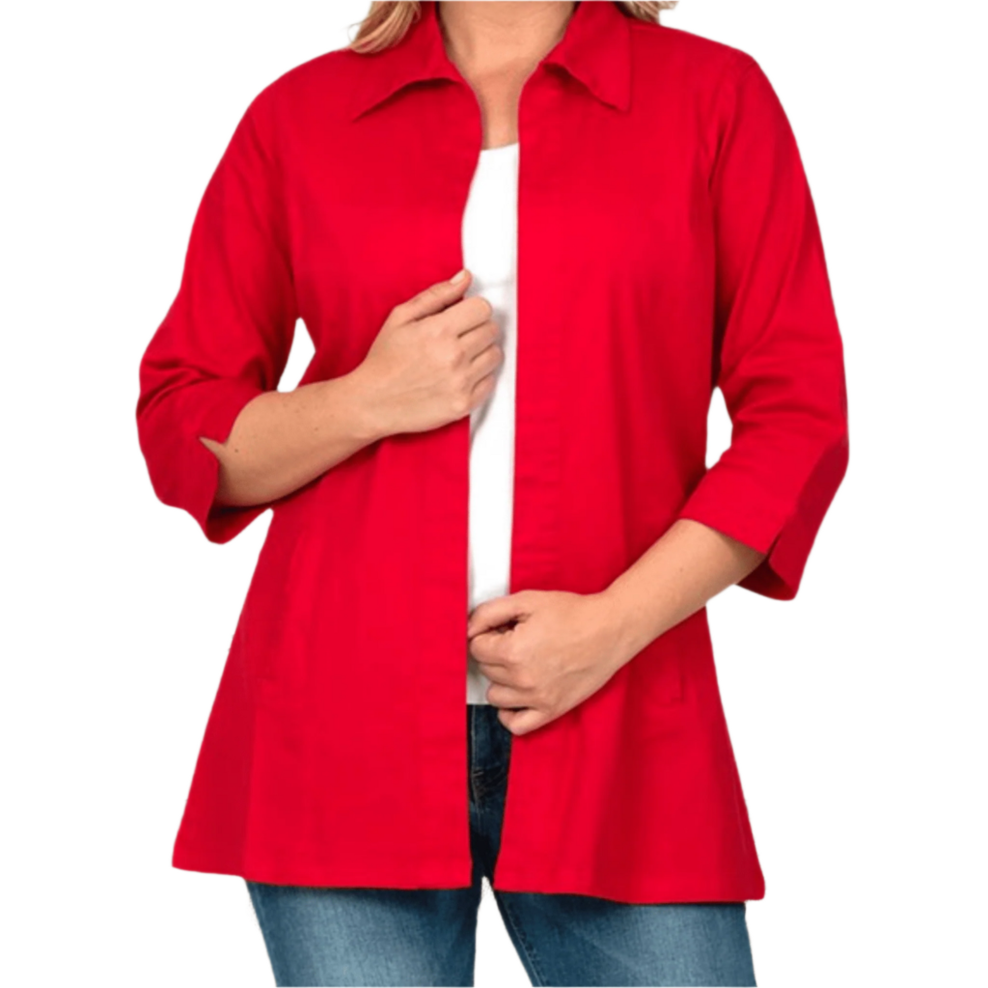 Soft and comfortable denim jacket with extra stretch
Super soft, stretchy jean jacket for layering over casual outfits