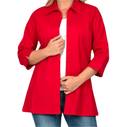 Soft and comfortable denim jacket with extra stretch
Super soft, stretchy jean jacket for layering over casual outfits