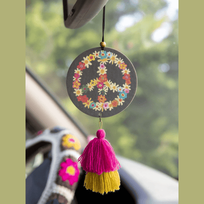 Peace sign air freshener groovy air freshener peace sign room fragrance